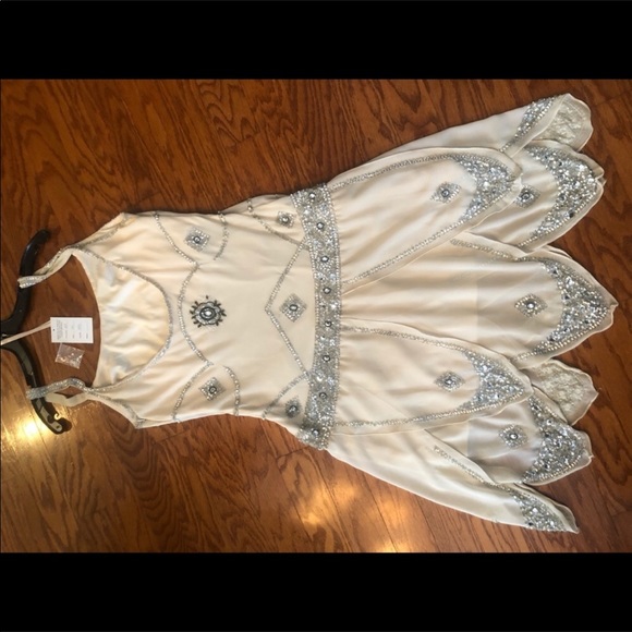 Unique Prom Vintage Beaded Dress - Picture 6 of 8